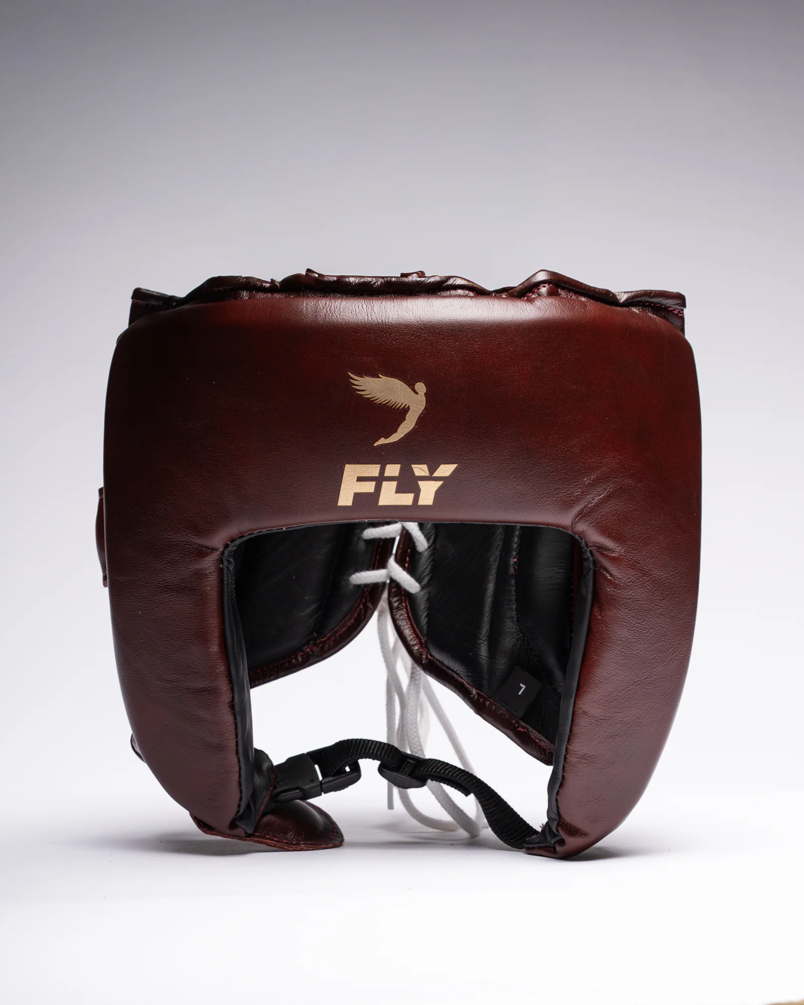 Open Face Headguard Oxblood