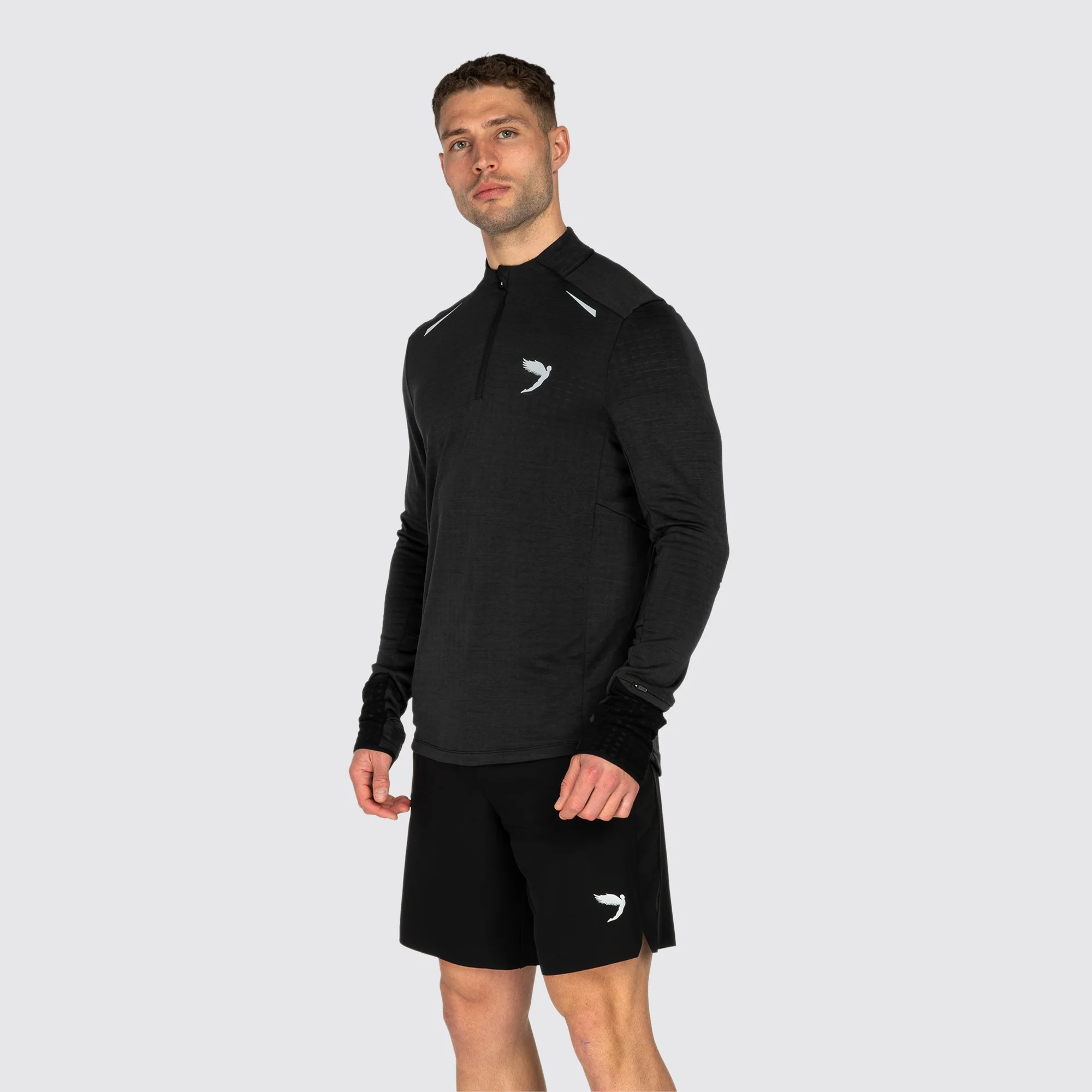 Tempo 1/4 Zip Warm Weight Running Top - Image 3